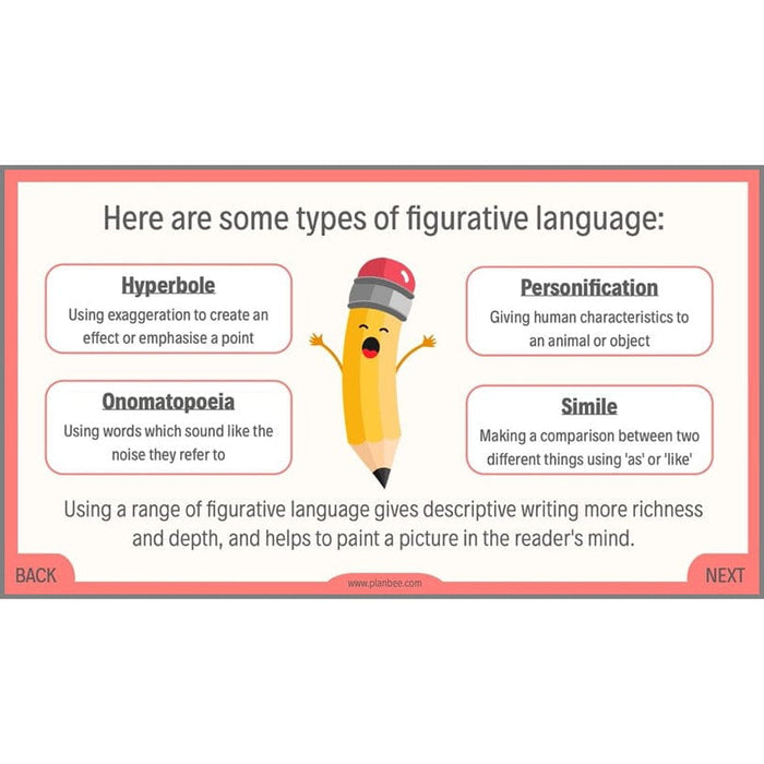 PlanBee Figurative Language KS2 Lesson Pack | PlanBee