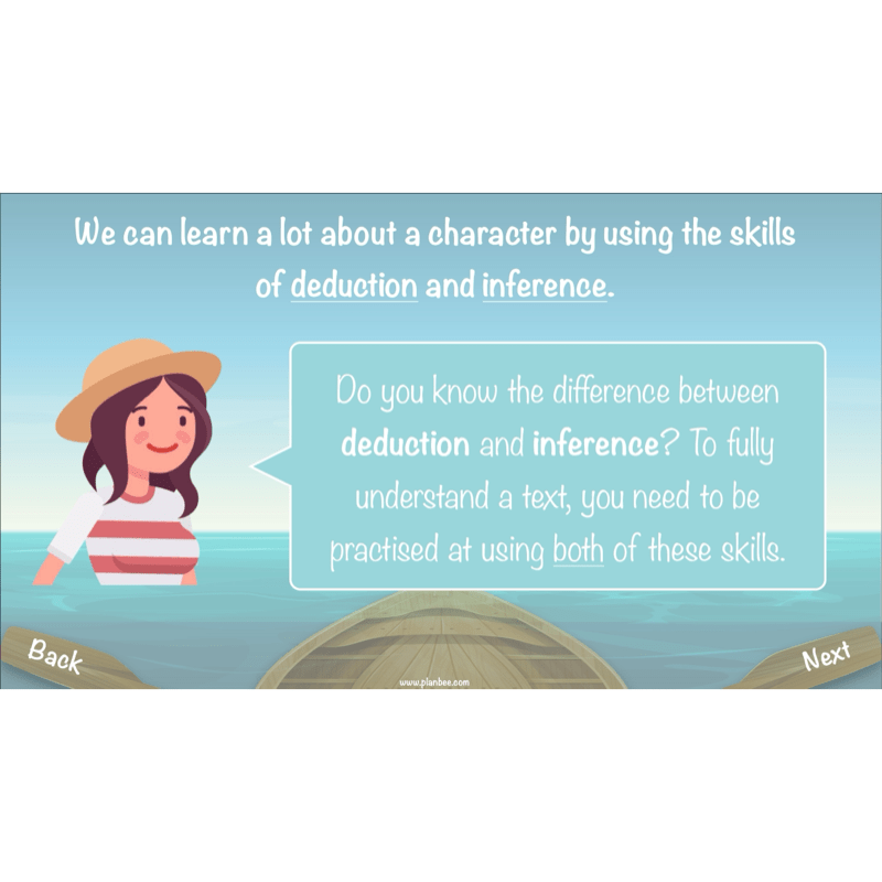 PlanBee Floodland: Character Analysis KS2 | English Lesson Pack