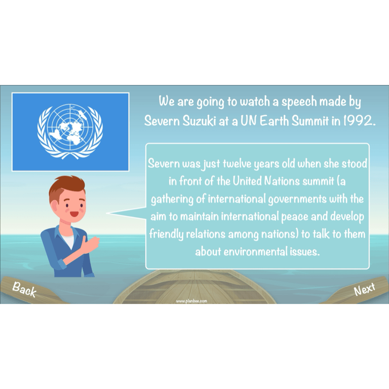 PlanBee FREE Mini-scheme | Floodland: Speech Writing KS2 English