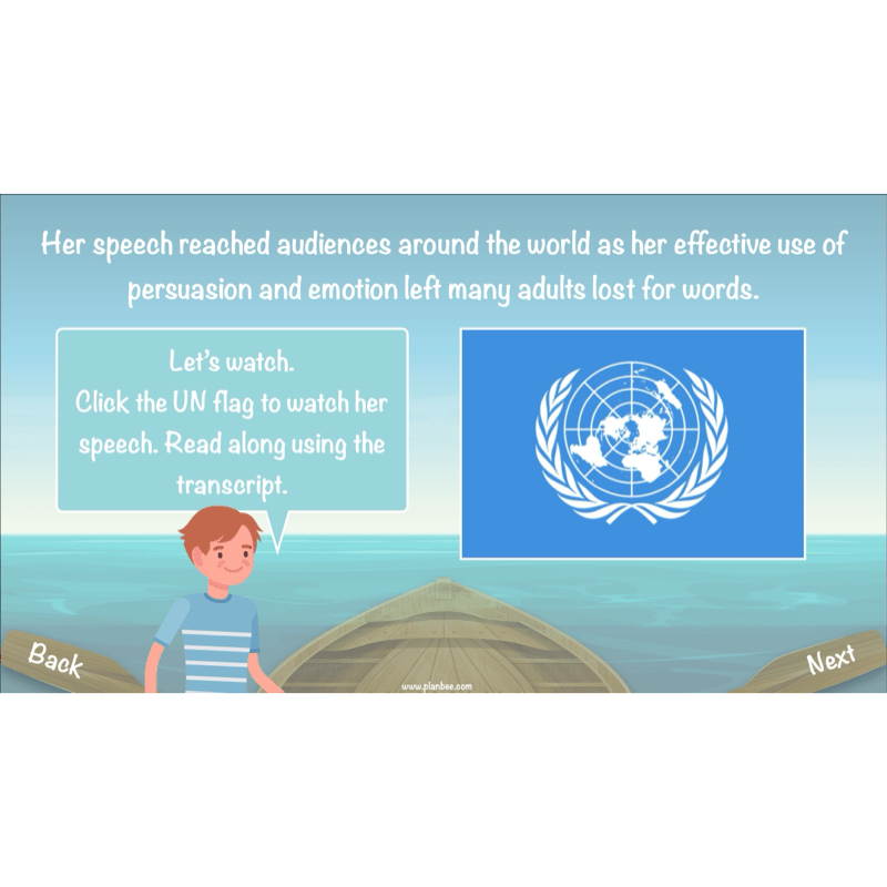 PlanBee FREE Mini-scheme | Floodland: Speech Writing KS2 English