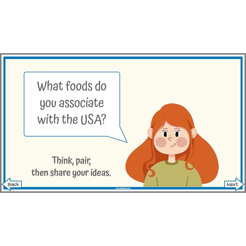 PlanBee Food of the USA KS2 DT Cookery Lessons by PlanBee