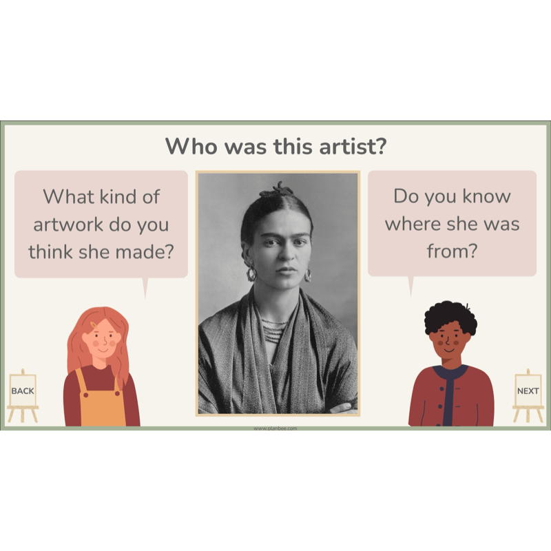 PlanBee KS2 Frida Kahlo for Kids Art Lesson Pack by PlanBee