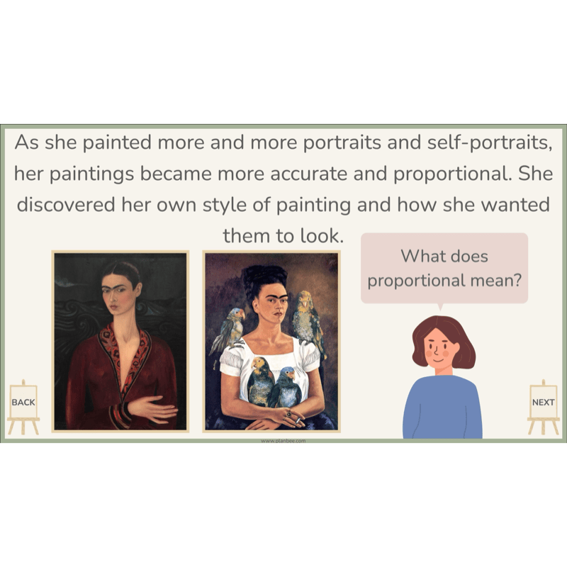 PlanBee KS2 Frida Kahlo for Kids Art Lesson Pack by PlanBee
