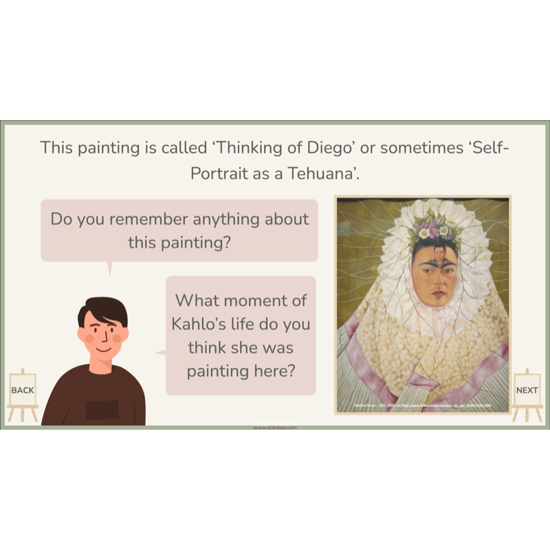PlanBee KS2 Frida Kahlo for Kids Art Lesson Pack by PlanBee