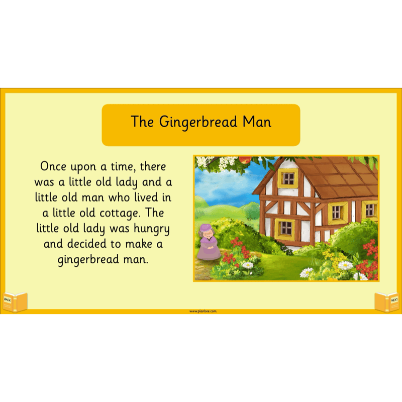PlanBee Traditional Tales: The Gingerbread Man | KS1 English Pack