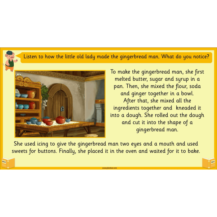 PlanBee Traditional Tales: The Gingerbread Man | KS1 English Pack