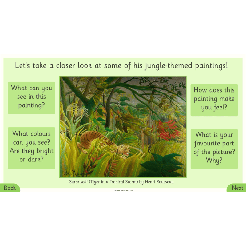PlanBee Henri Rousseau KS1 Art Lessons