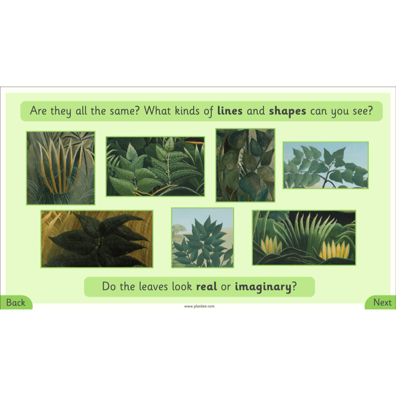 PlanBee Henri Rousseau KS1 Art Lessons