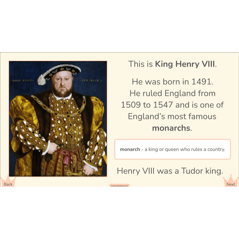 PlanBee Henry VIII and his Six Wives KS2 History Lessons