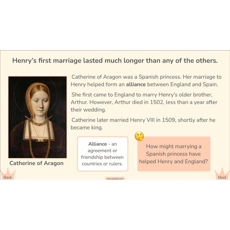 PlanBee Henry VIII and his Six Wives KS2 History Lessons