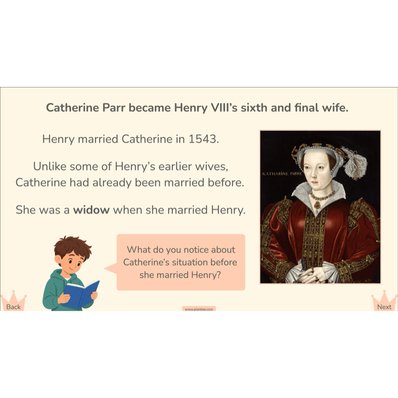 PlanBee Henry VIII and his Six Wives KS2 History Lessons