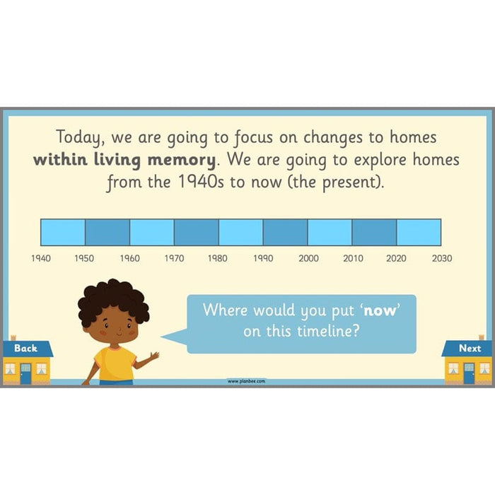 PlanBee KS1 Homes in the Past History Lesson Pack by PlanBee