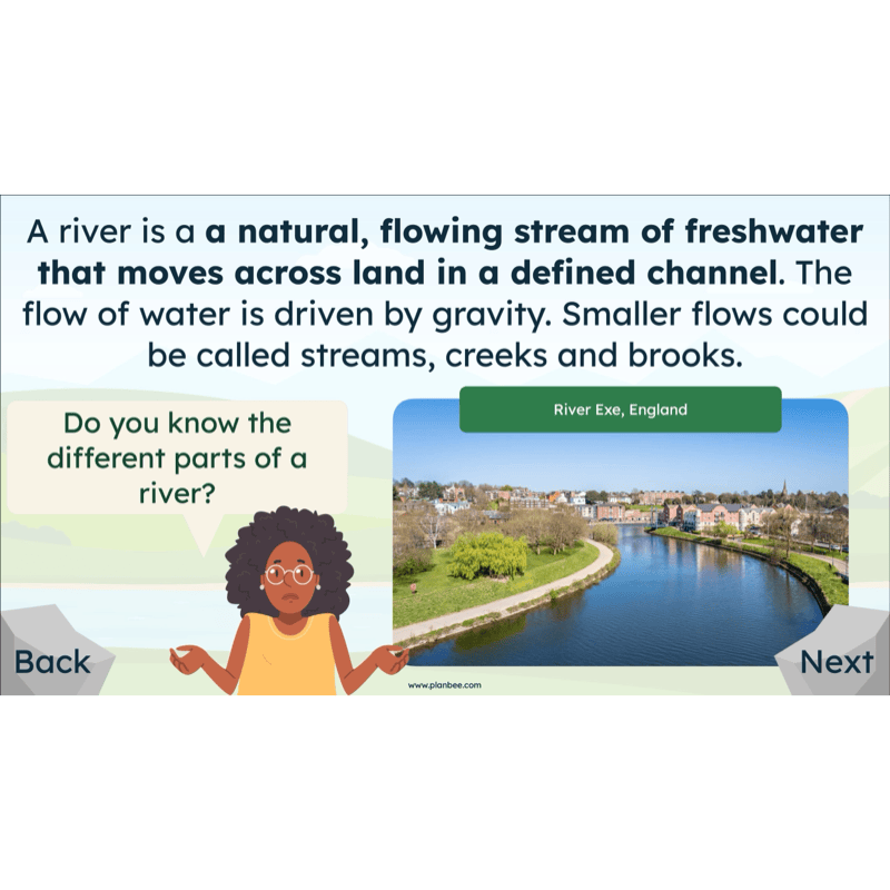 PlanBee Investigating Rivers KS2 Geography lessons by PlanBee