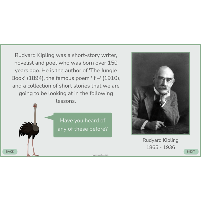 PlanBee Just So Stories KS2 | Reading Comprehension Year 4