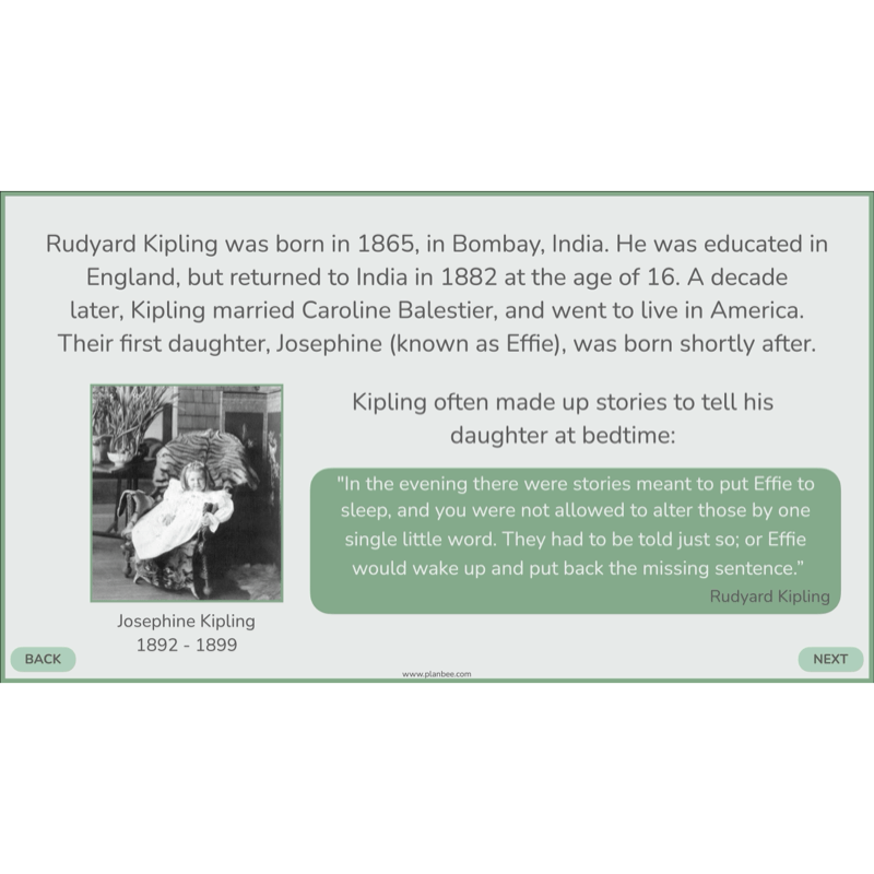 PlanBee Just So Stories KS2 | Reading Comprehension Year 4