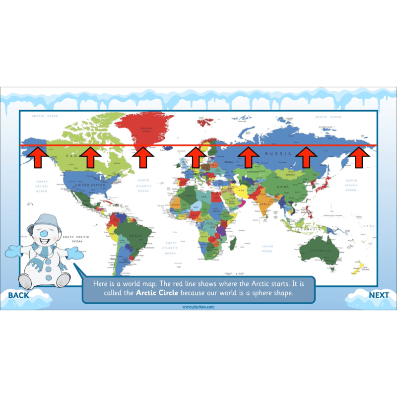 PlanBee Let's go to the Arctic KS1 Geography Lessons and Resources