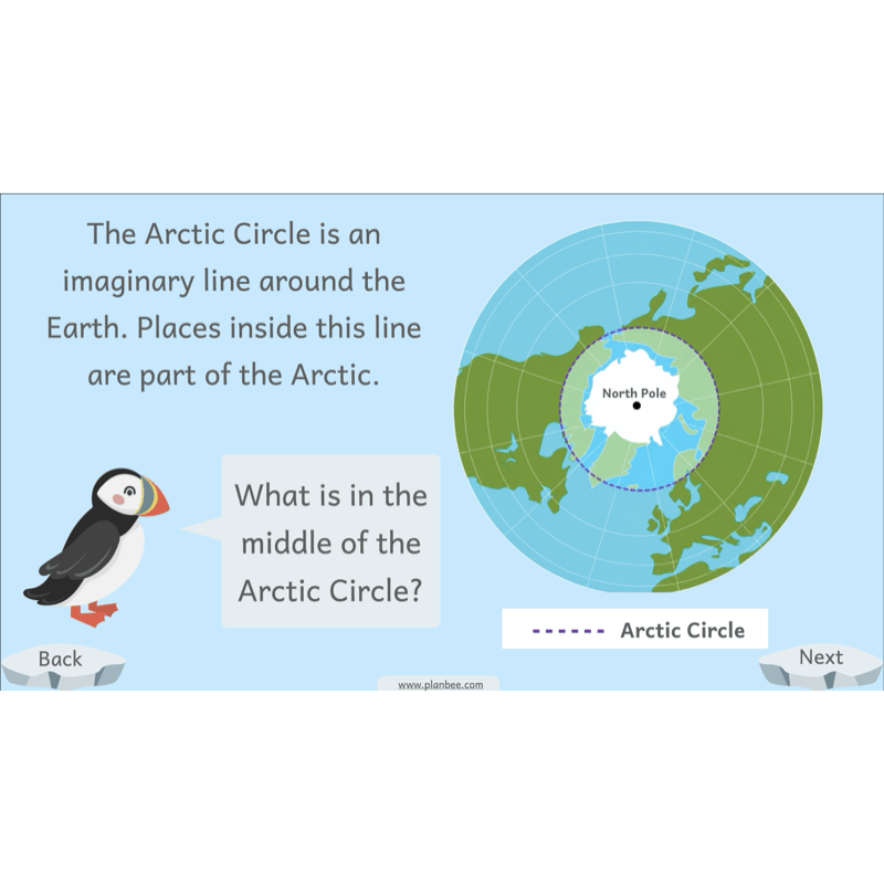 PlanBee Let's go to the Arctic KS1 Geography Lesson Pack