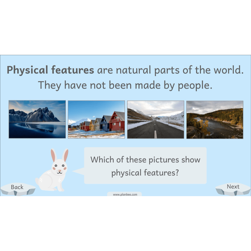 PlanBee Let's go to the Arctic KS1 Geography Lesson Pack