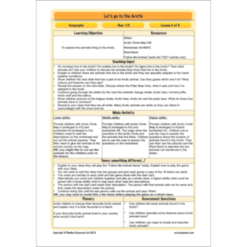 Let's go to the Arctic