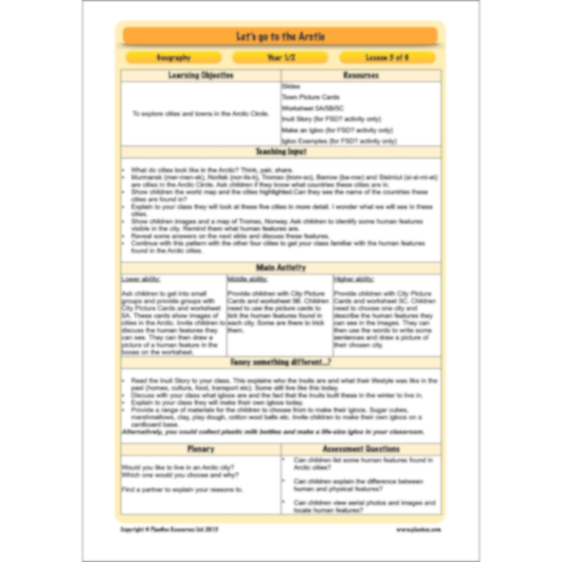 Let's go to the Arctic