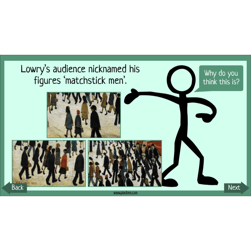 PlanBee LS Lowry KS2 - Year 3/4 Art Planning by PlanBee