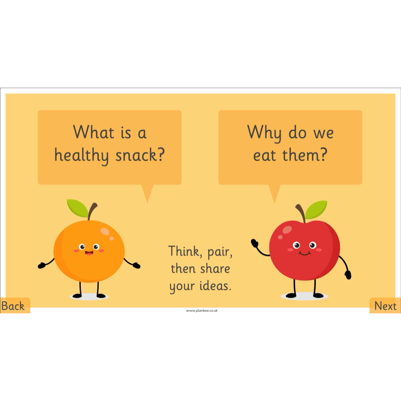 PlanBee Making Healthy Snacks | KS1 DT Lesson Pack