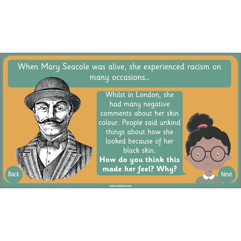 PlanBee Mary Seacole History KS1 lessons by Planbee