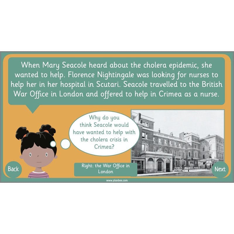 PlanBee Mary Seacole History KS1 lessons by Planbee