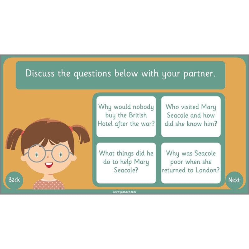 PlanBee Mary Seacole History KS1 lessons by Planbee