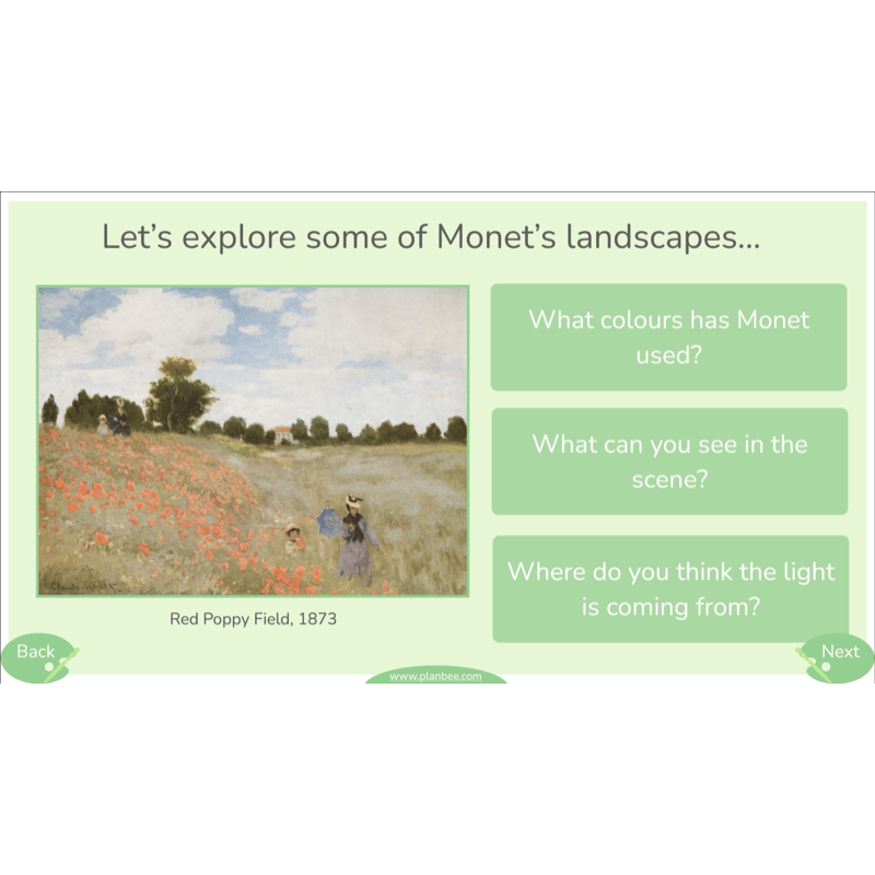 PlanBee Monet and the Impressionists | KS2 Art Lessons
