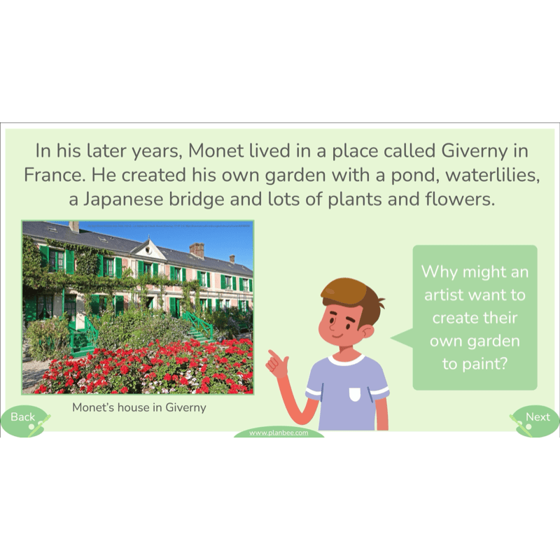 PlanBee Monet and the Impressionists | KS2 Art Lessons