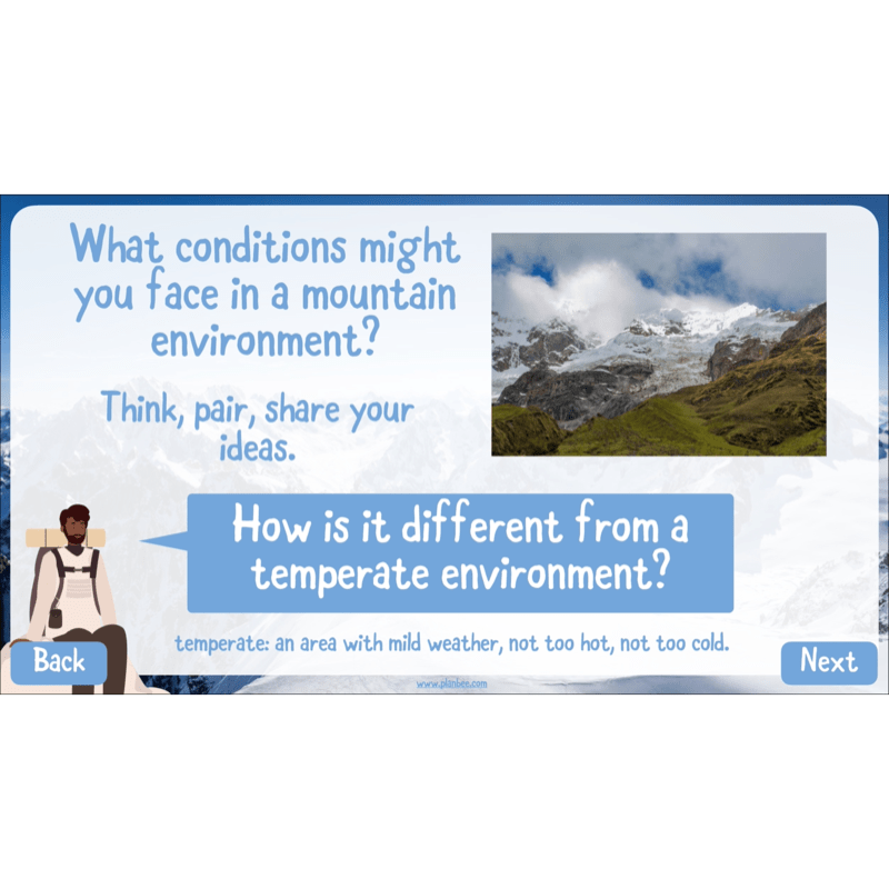 PlanBee Mountain Science KS2 | Food Chains, Adaptation & Life Cycles