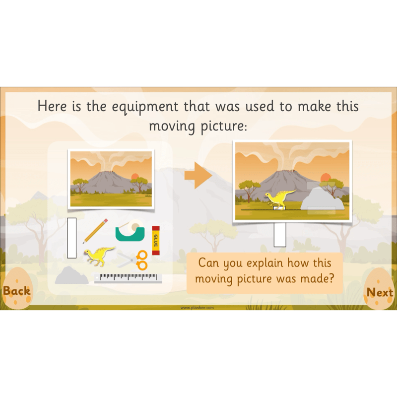 PlanBee Moving Dinosaurs KS1 | DT lessons