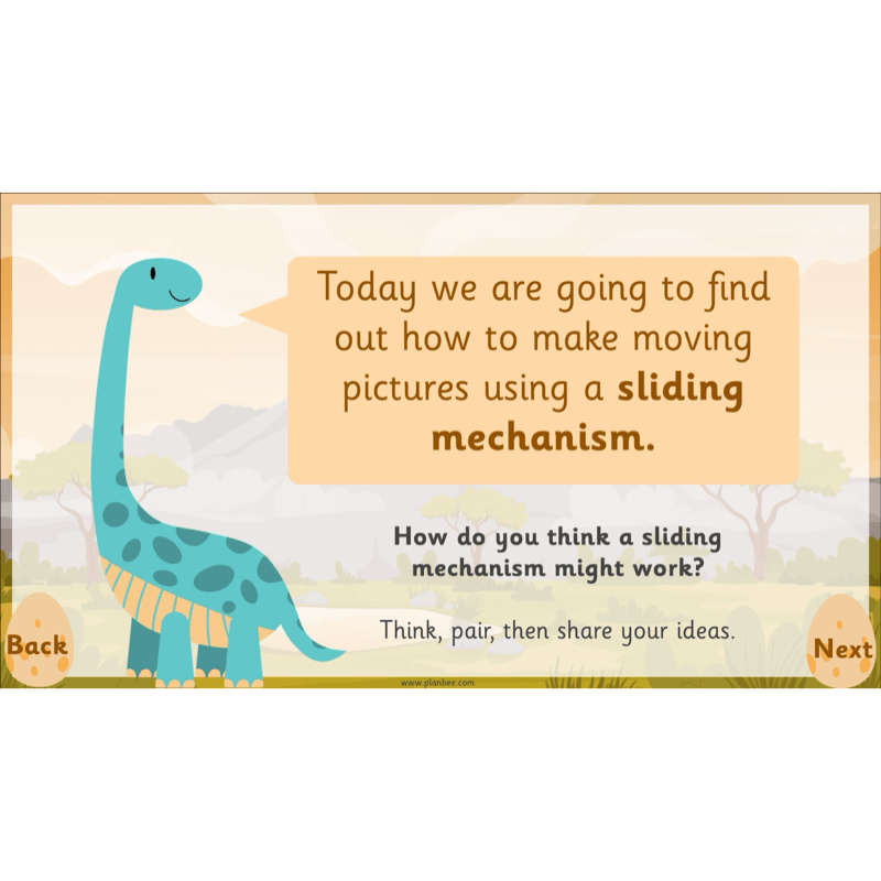 PlanBee Moving Dinosaurs KS1 | DT lessons