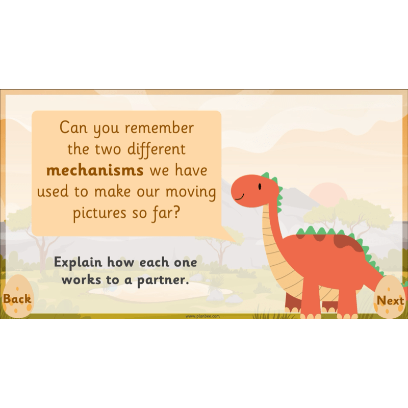 PlanBee Moving Dinosaurs KS1 | DT lessons