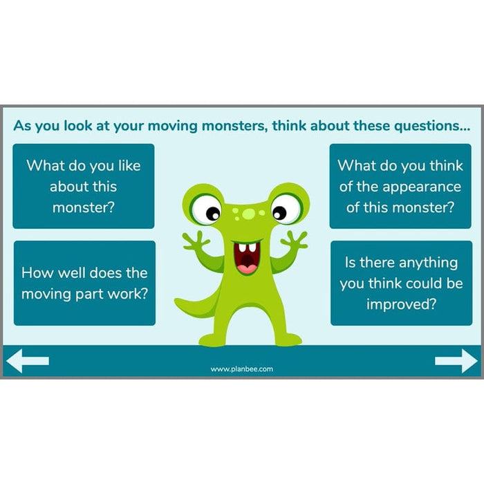 PlanBee Moving Monsters Year 3 KS2 Pneumatics Lessons by PlanBee