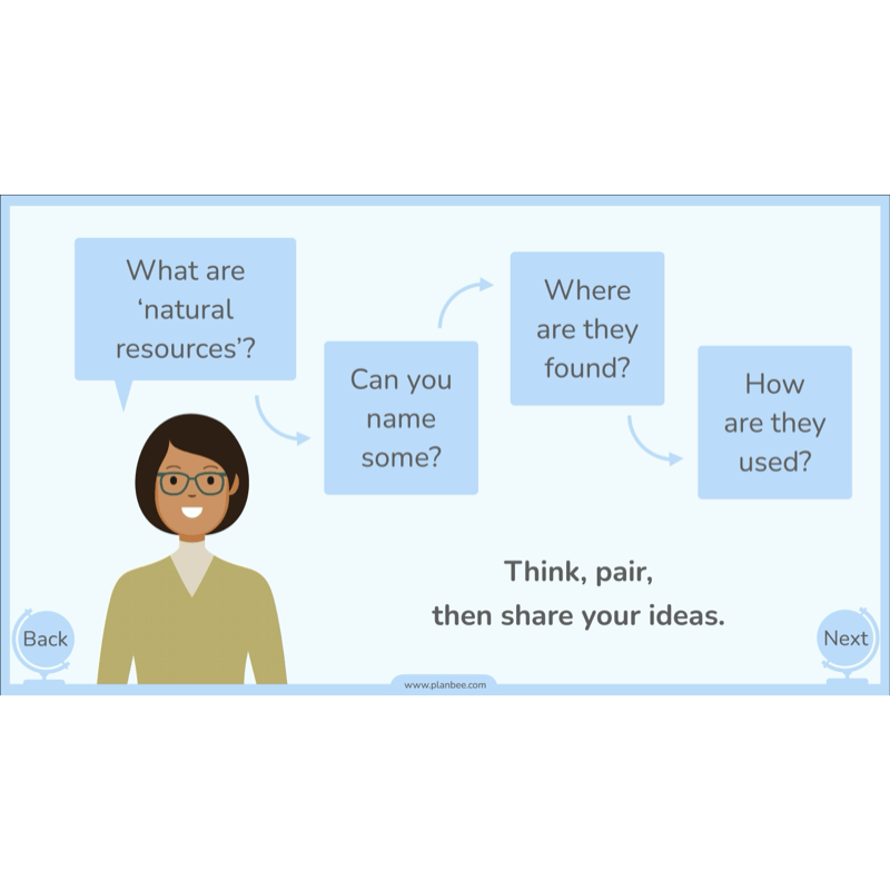PlanBee Natural Resources KS2 Geography Lesson Pack