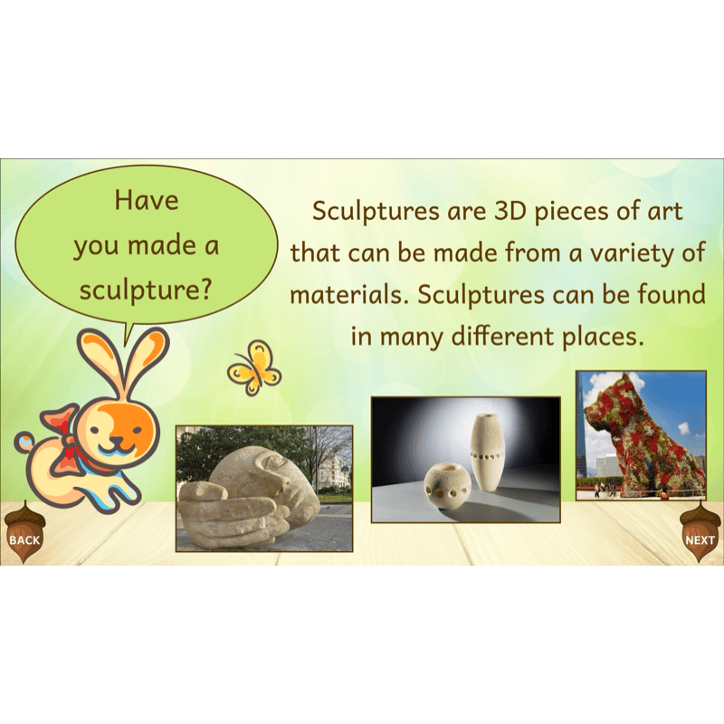 PlanBee Natural Sculptures KS1 Art Lesson Pack