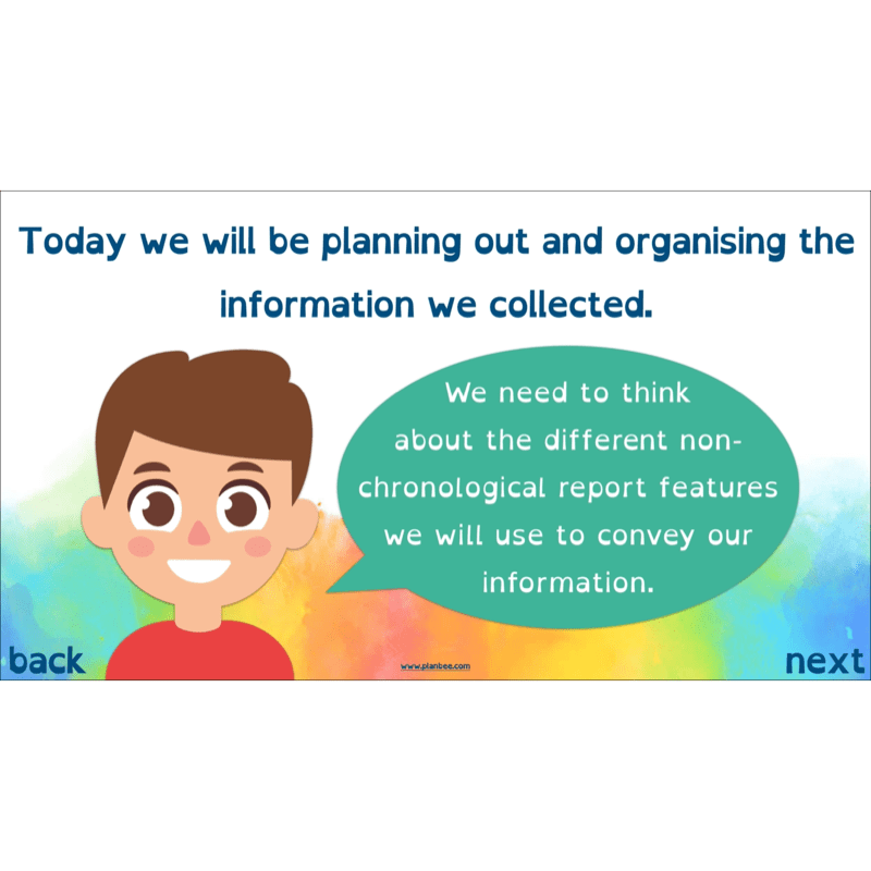 Non-chronological Reports