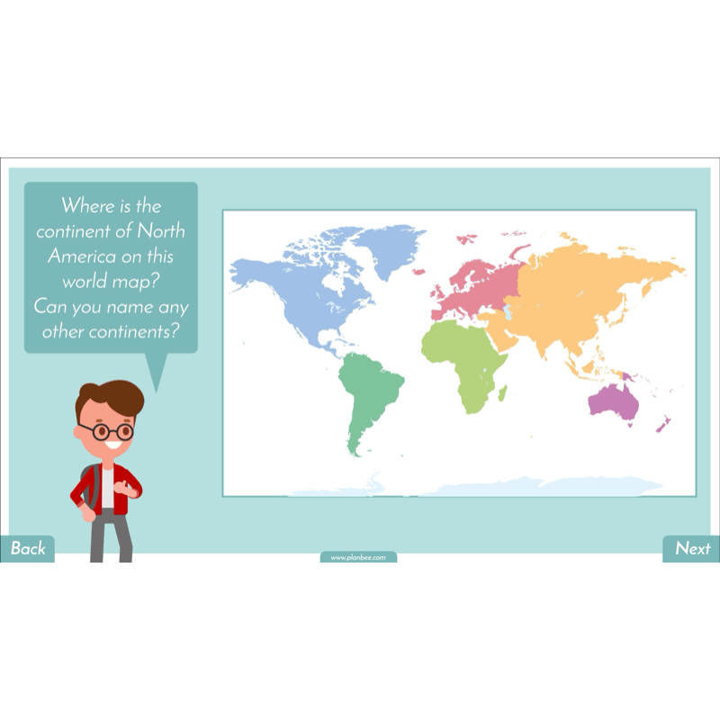 PlanBee North America KS2 Geography Lesson Pack