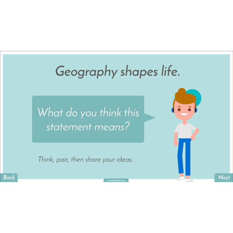 PlanBee North America KS2 Geography Lesson Pack