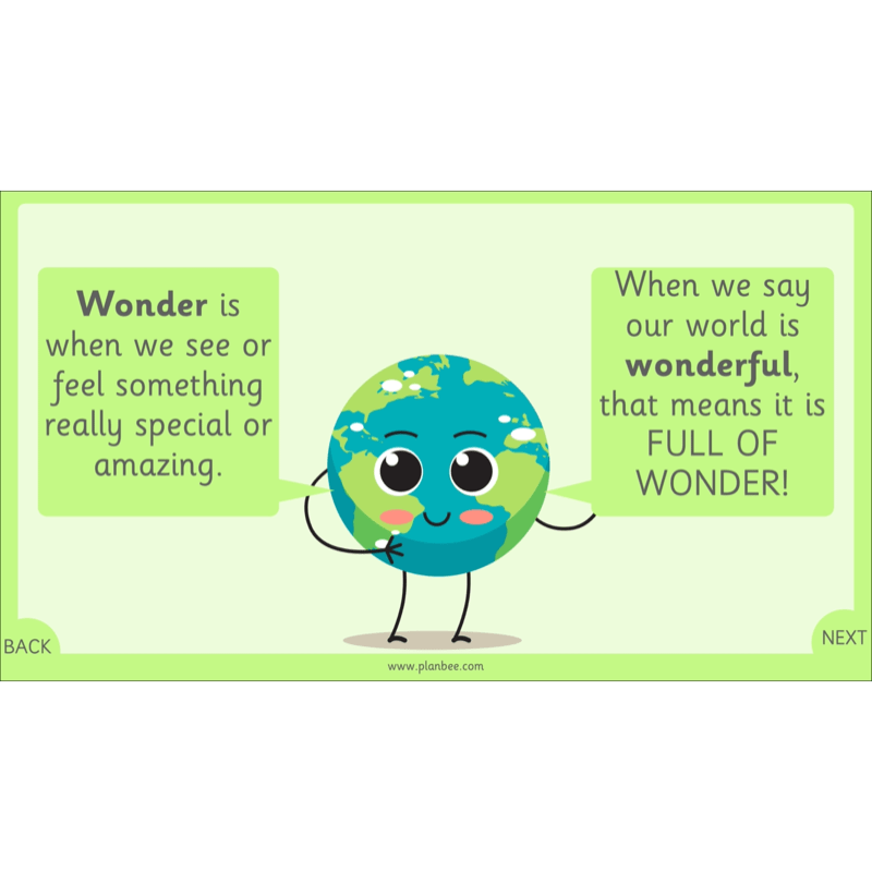 PlanBee Our Wonderful World - Creation Story KS1 RE Lessons | PlanBee