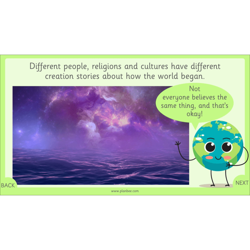 PlanBee Our Wonderful World - Creation Story KS1 RE Lessons | PlanBee