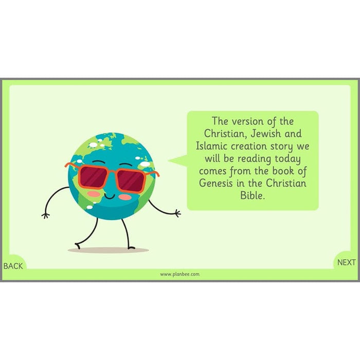 PlanBee Our Wonderful World - Creation Stories KS1 RE by PlanBee