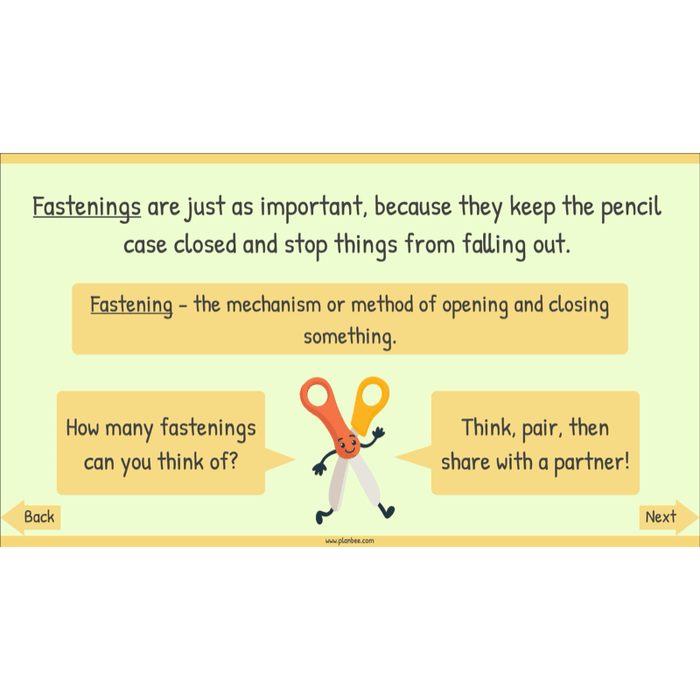 PlanBee Pencil Cases - Textiles: DT Lesson Plans for KS2 Y3/4