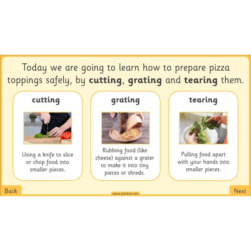 PlanBee Perfect Pizzas KS1 DT Lesson Pack