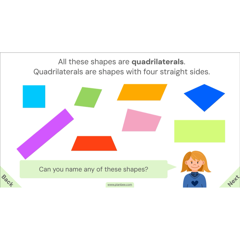 PlanBee Year 4 Properties of 2D Shapes KS2 Maths by PlanBee