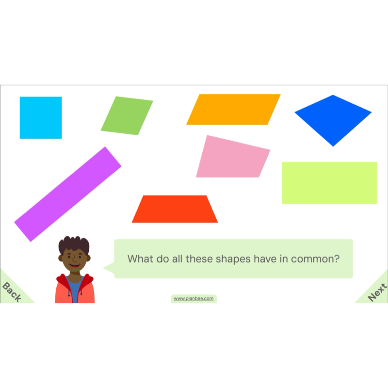 PlanBee Year 4 Properties of 2D Shapes KS2 Maths by PlanBee