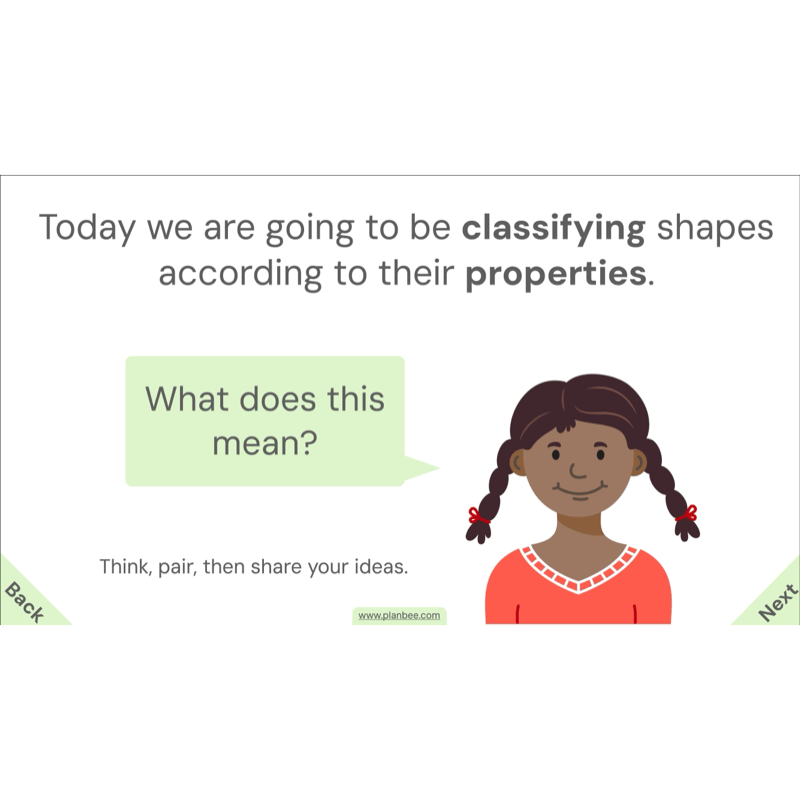PlanBee Year 4 Properties of 2D Shapes KS2 Maths by PlanBee