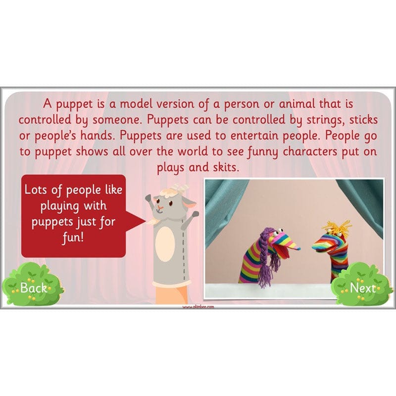 PlanBee Puppets KS1 DT Lesson Planning Pack for Year 2 by PlanBee